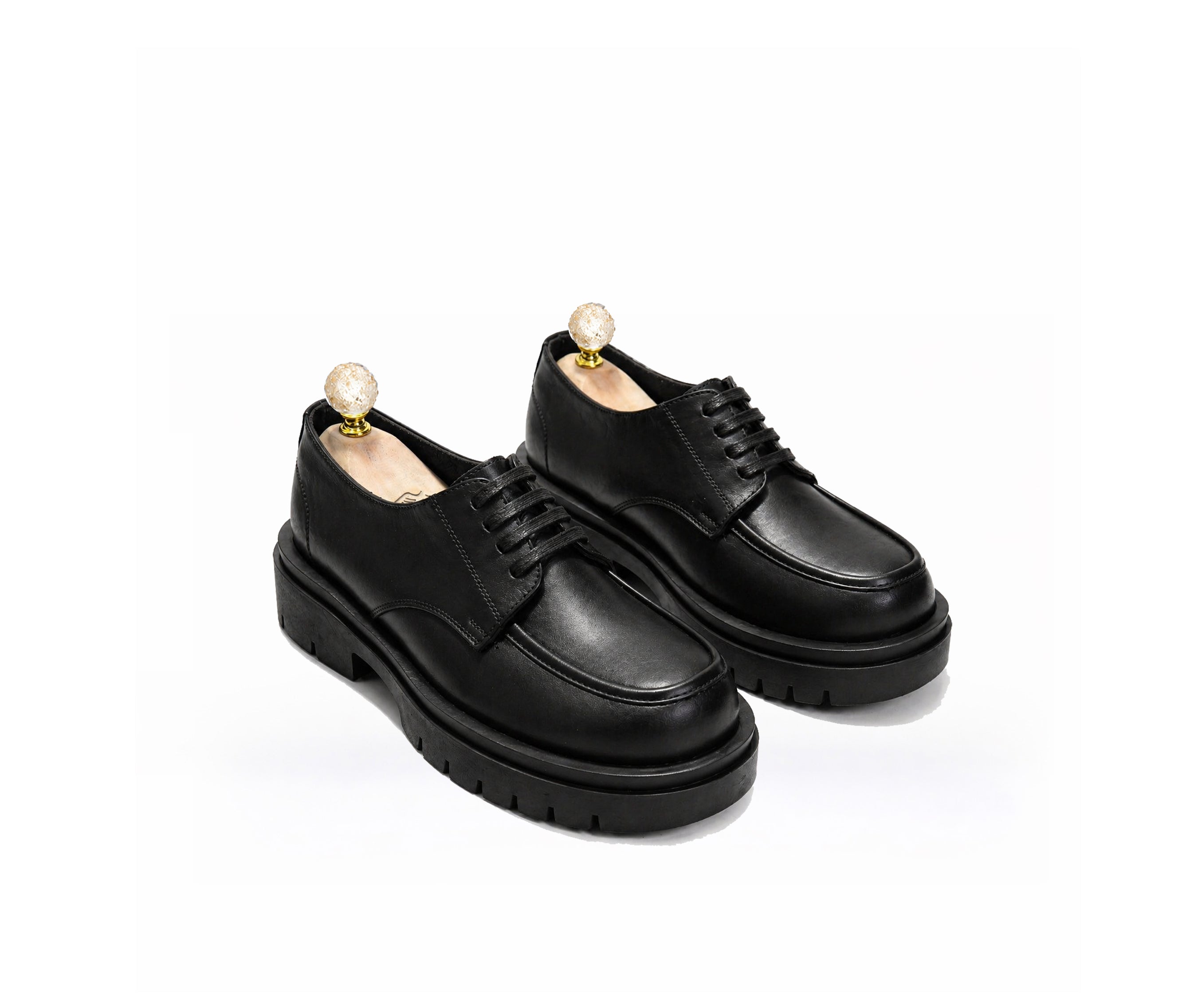 Saad Titan Chunky statement Derby in leather — additional product view by SAAD Shoemaker