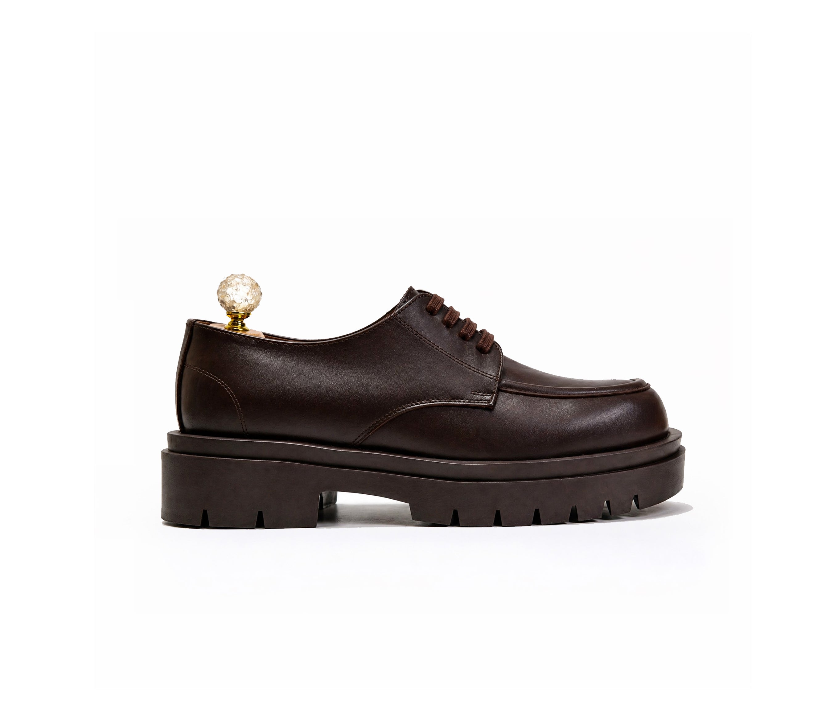 Saad Titan Chunky statement Derby in leather — additional product view by SAAD Shoemaker