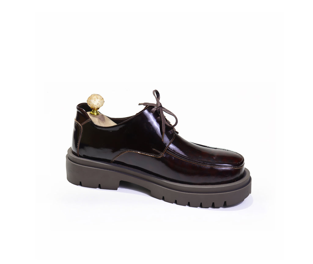 Saad Prime Chunky premium Derby in leather — additional product view by SAAD Shoemaker