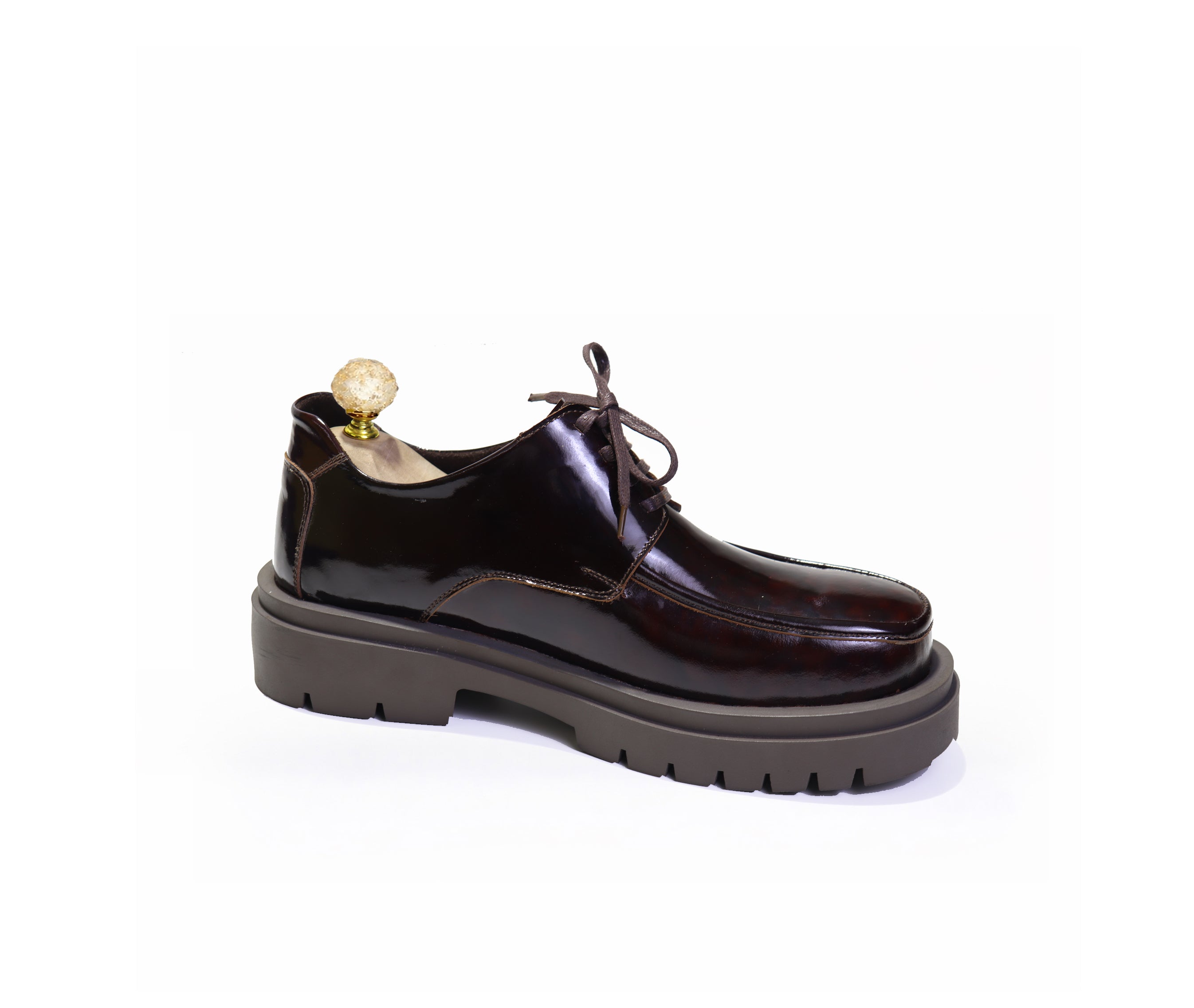 Saad Prime Chunky premium Derby in leather — additional product view by SAAD Shoemaker
