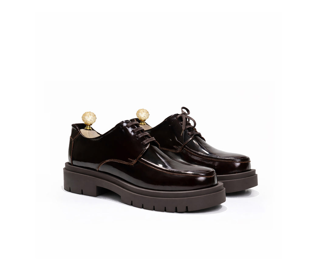 Saad Prime Chunky premium Derby in leather — additional product view by SAAD Shoemaker